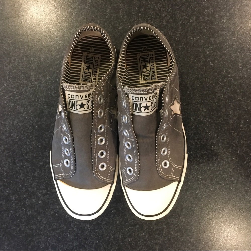 Converse One Star Slip-On Sneaker, Olive Green, size 8.5